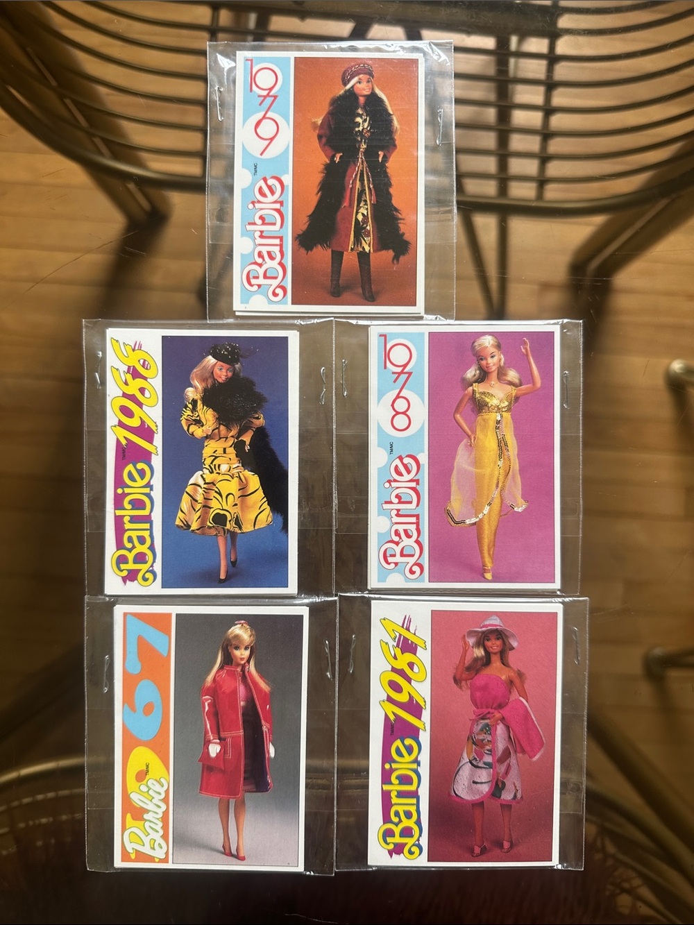Vintage 1990s Barbie Collectible Trading Cards Lot of 25 cards